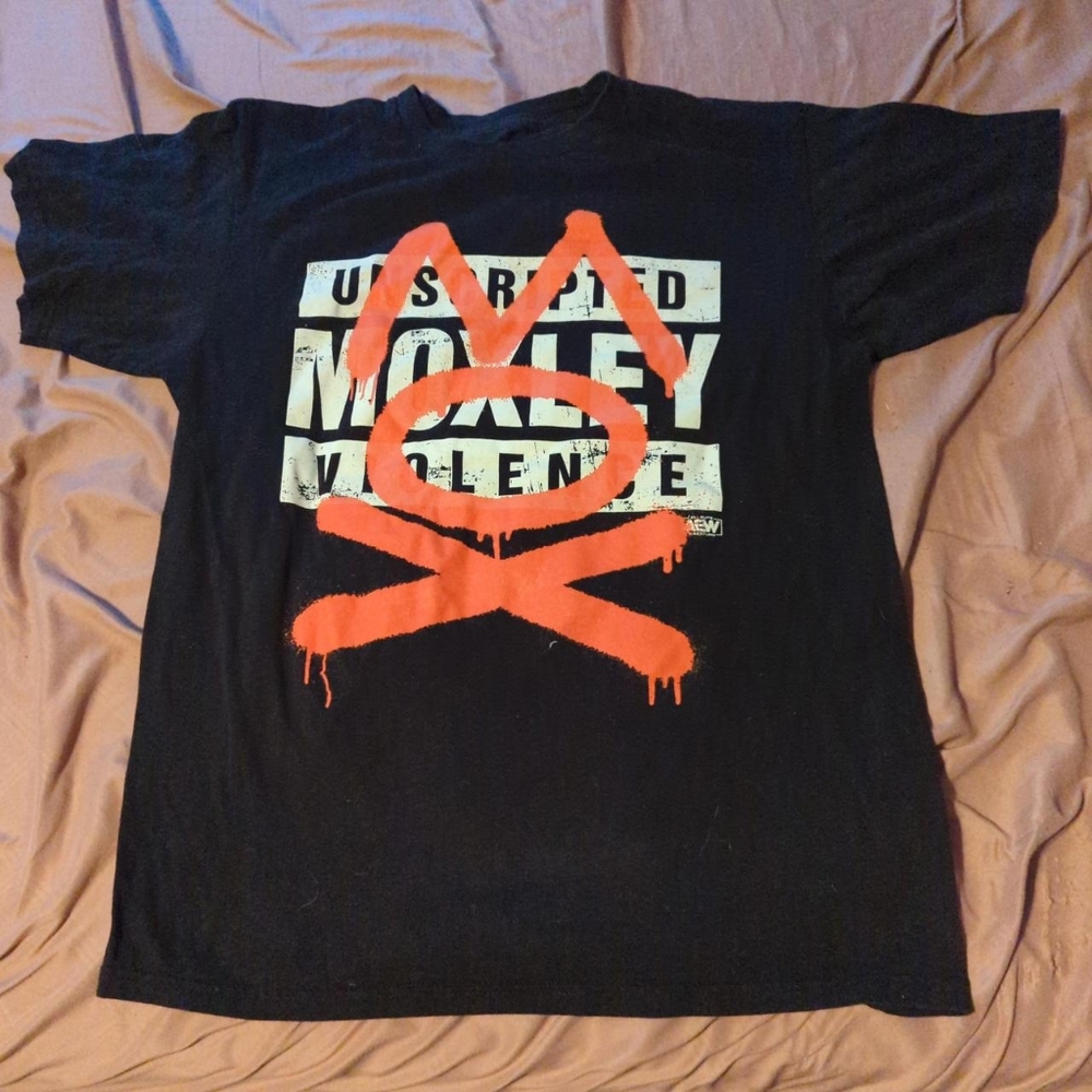 AEW Jon Moxley pro wrestling tee shirt medium